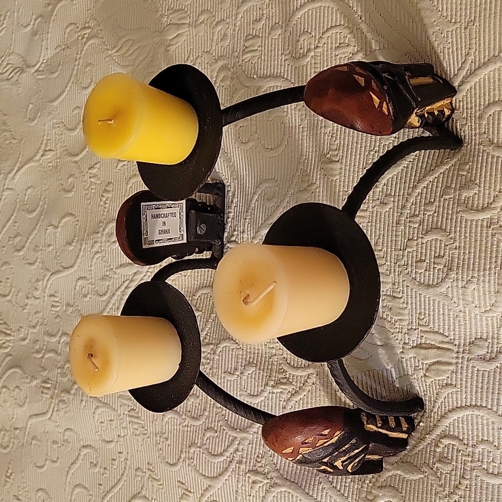 GHANA Handcrafted Candle Holder